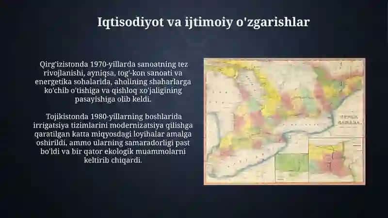 Iqtisodiyot va ijtimoiy o'zgarishlar 3