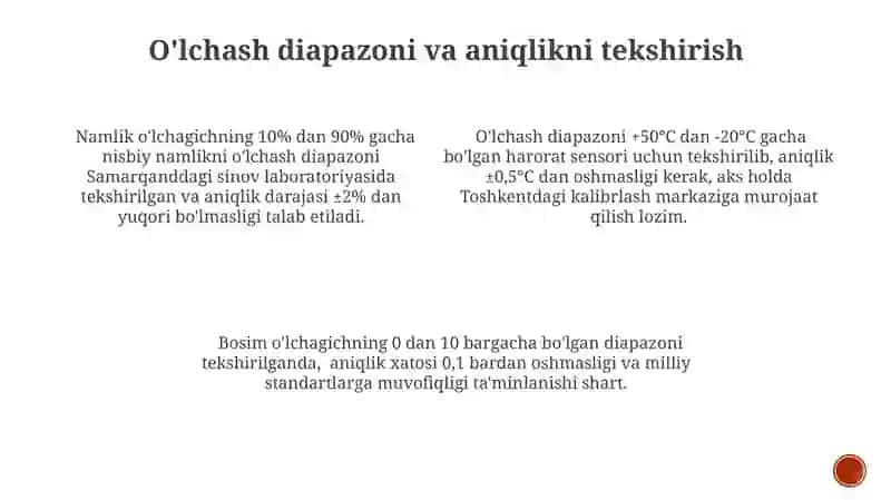 Texnologik parametrlarni oʻlchash vositalarining montaj va sozlash 3