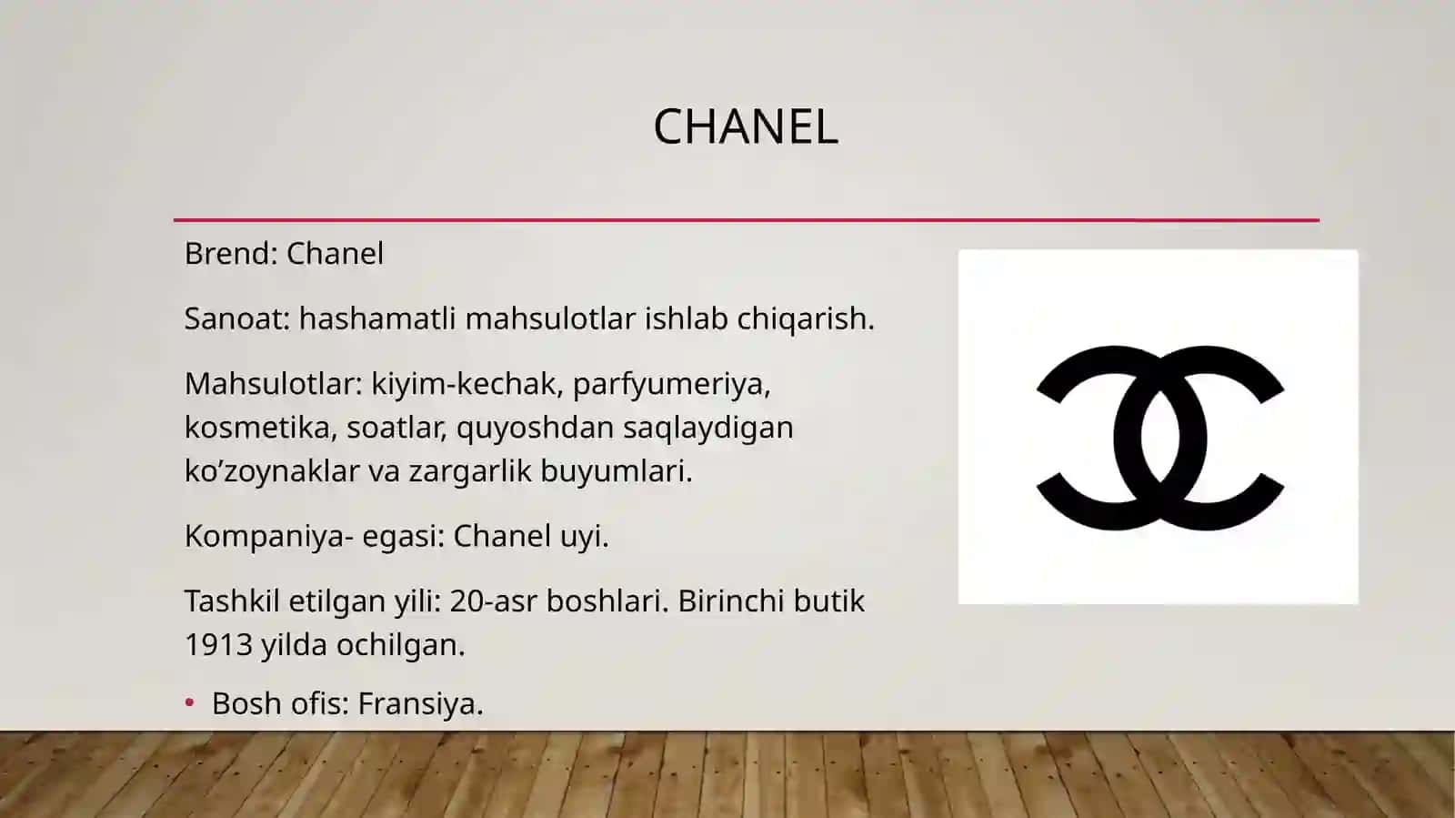 Chanel 3