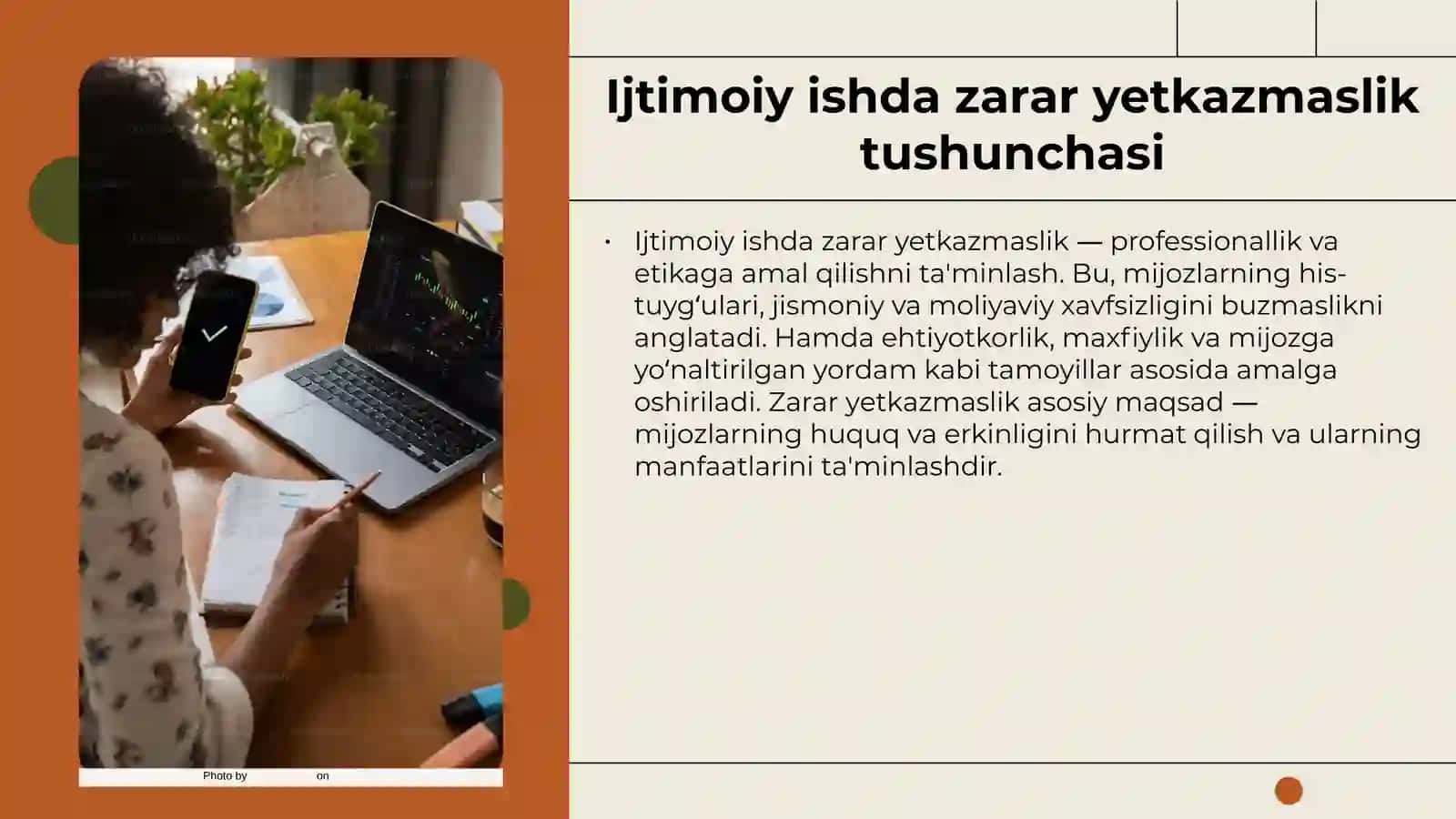 Ijtimoiy ishda zarar yetkazmaslik 3