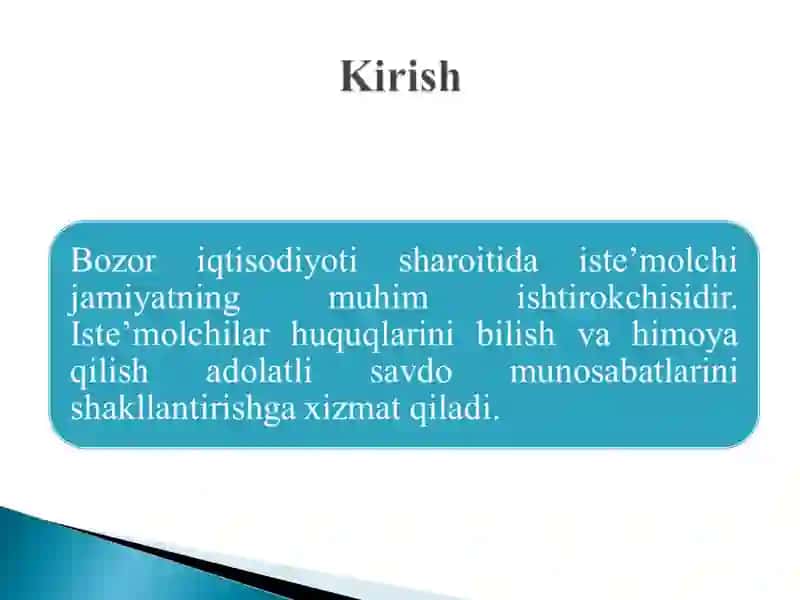 Iste’molchilar huquqlarini tushunish 3