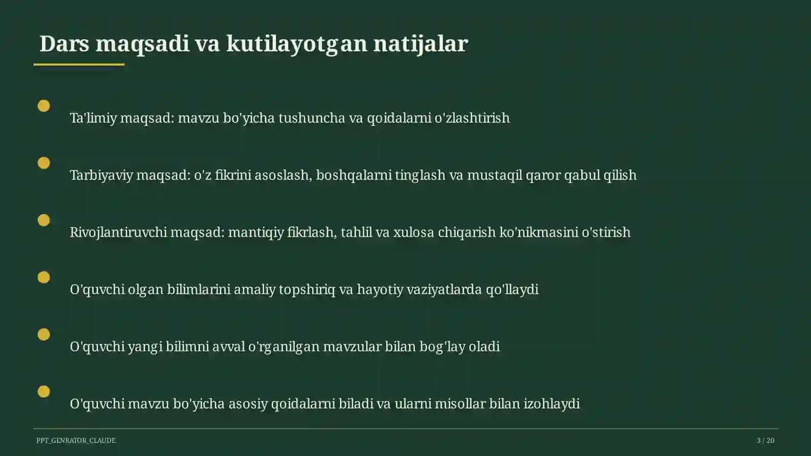 Sinuslar va kosinuslar teoremasi (9-sinf) 3