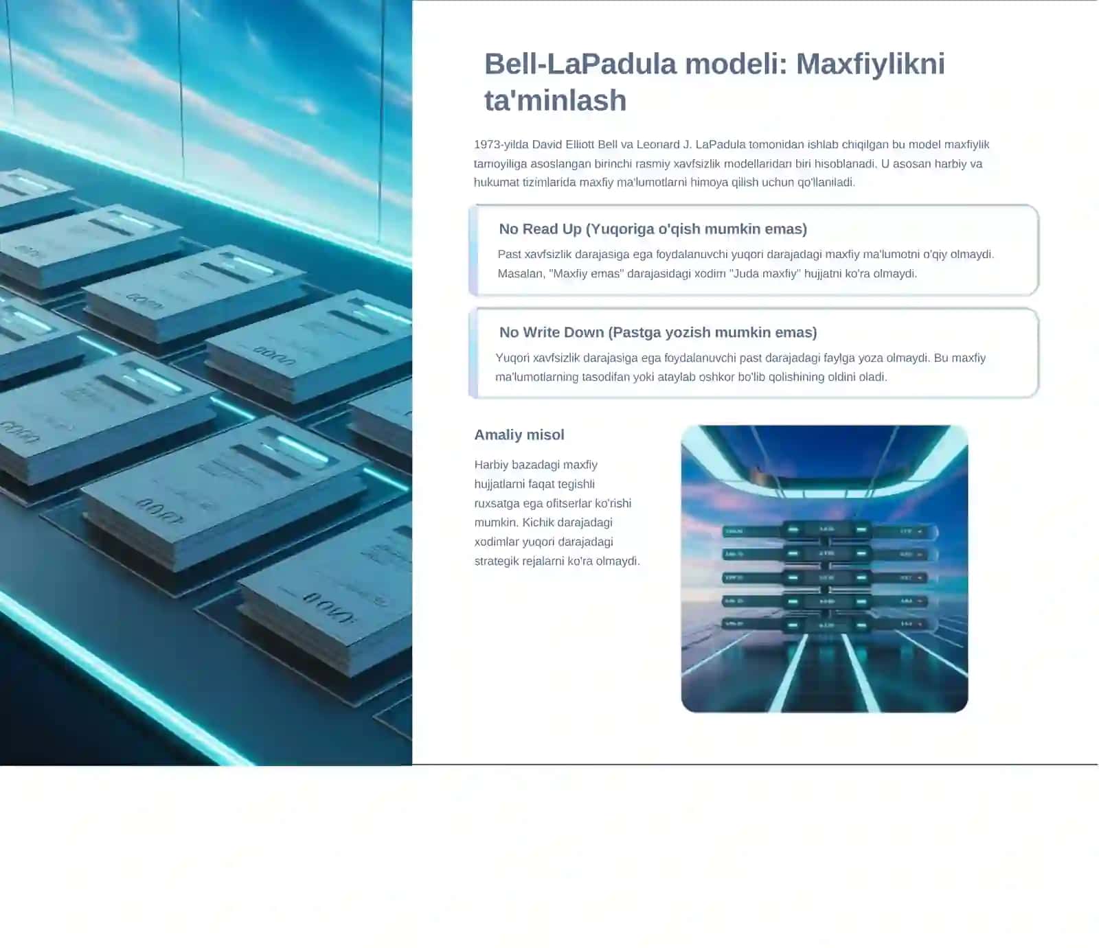 Xavfsizlik Modellari 3