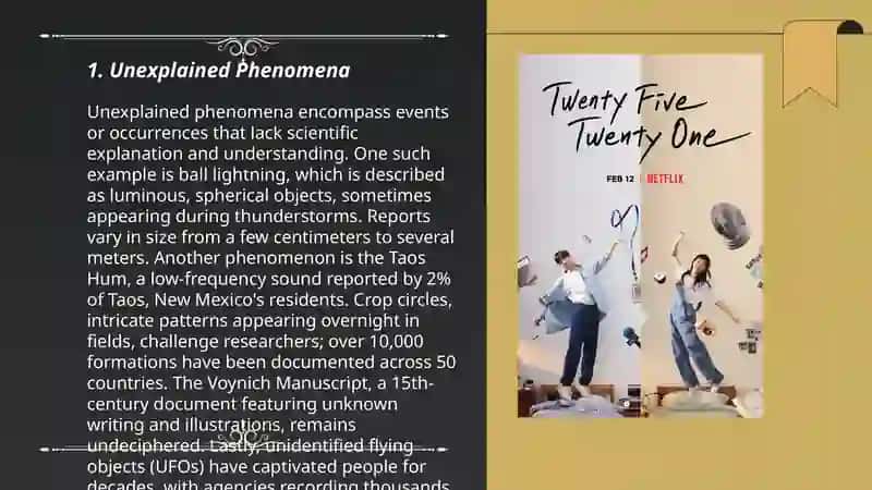 Unexplained Phenomena 3