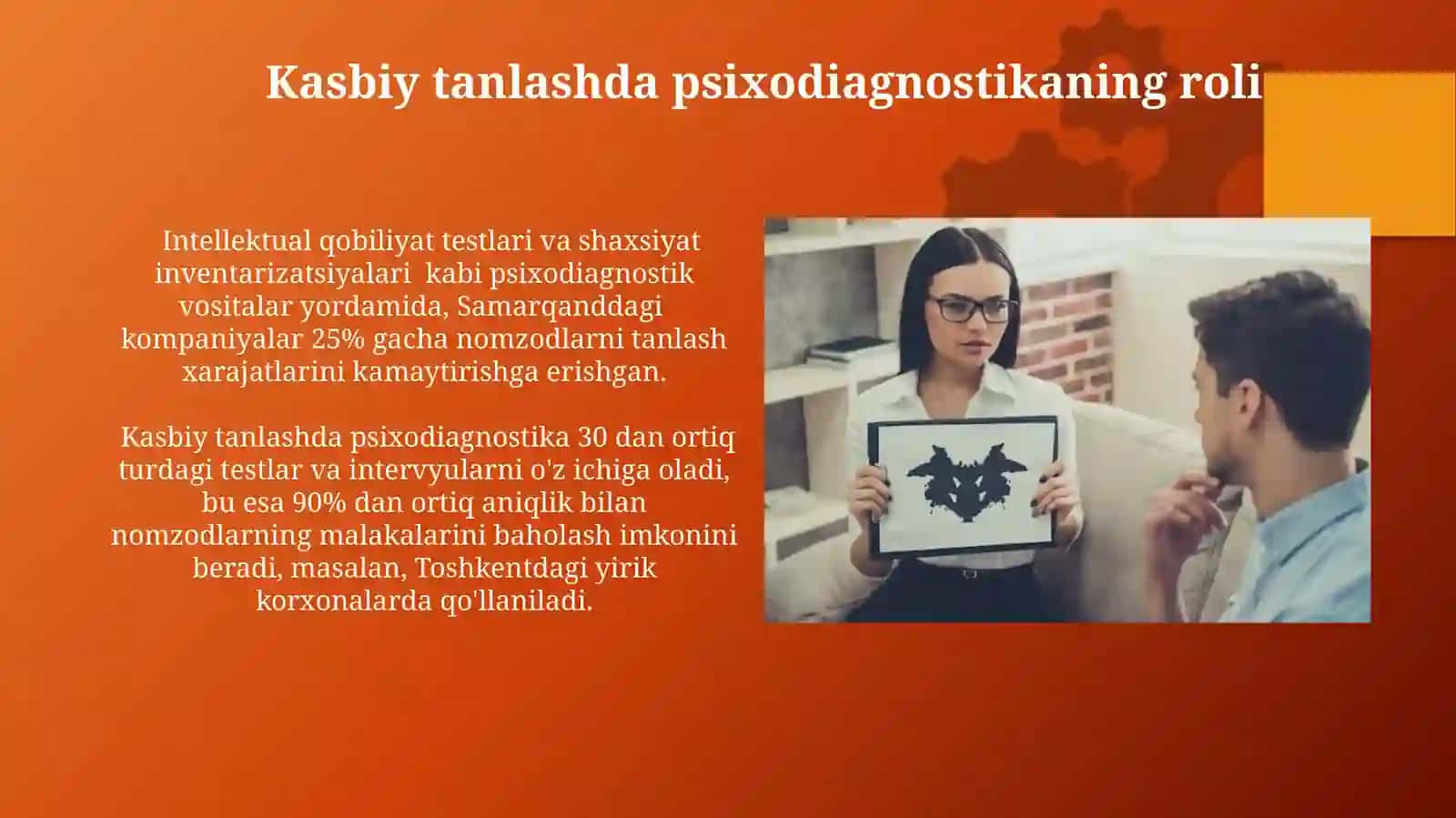 Differensial pisixalogiyaning amaliy qo‘lanilishi.pisixodiagnostika va seleksiya 3