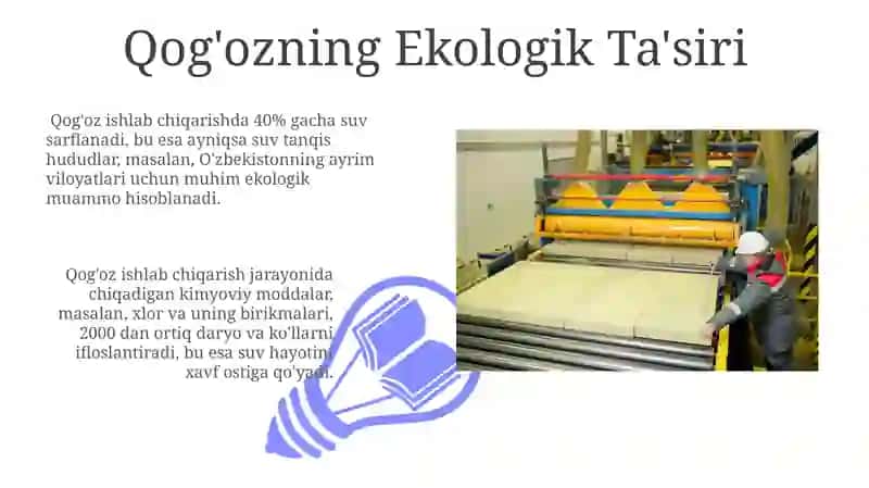 Qog'oz Ishlab Chiqarish Sanoati 3