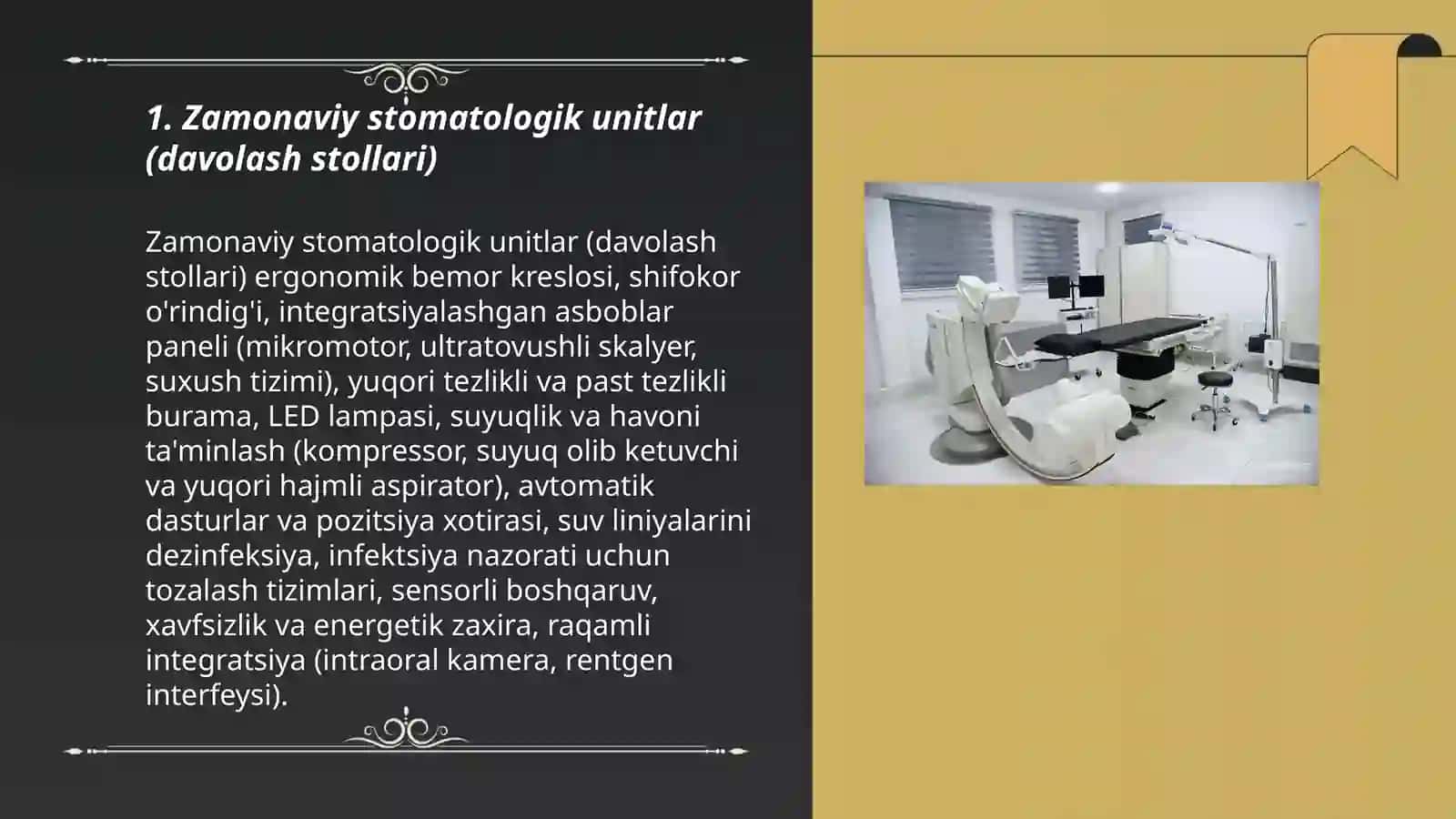 Zamonaviy Stomatologik Qurulmalar Turari 3