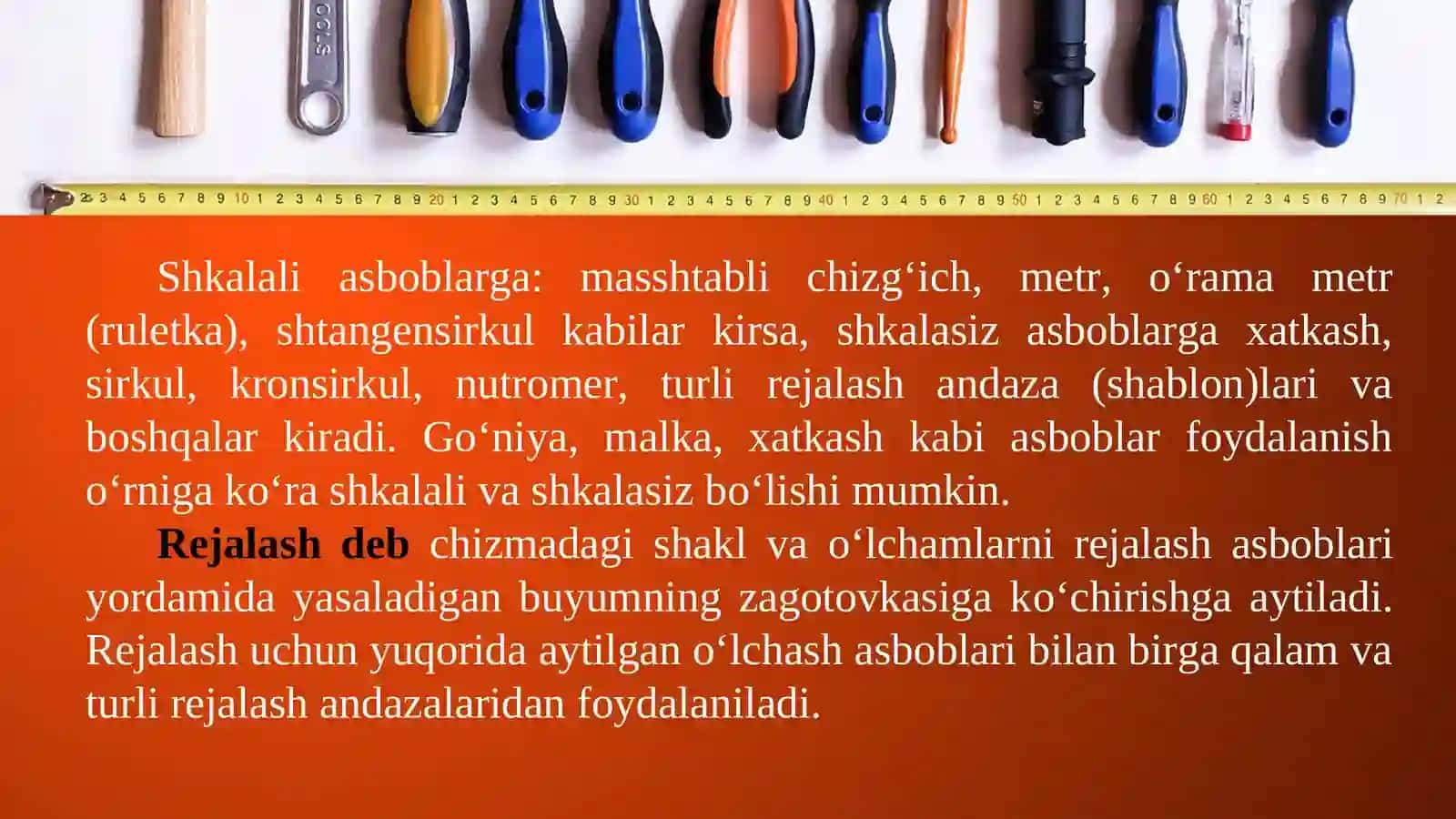 Yog‘och va taxta materiallardan tayyorlanadigan buyumlarning aniq o‘lchamli va sifatli chiqishi 3