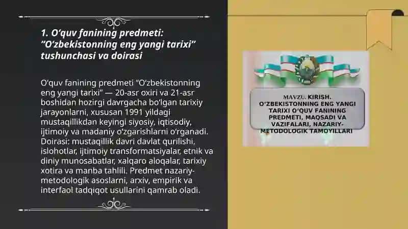 Oʻzbekistonning eng yangi tarixi 3