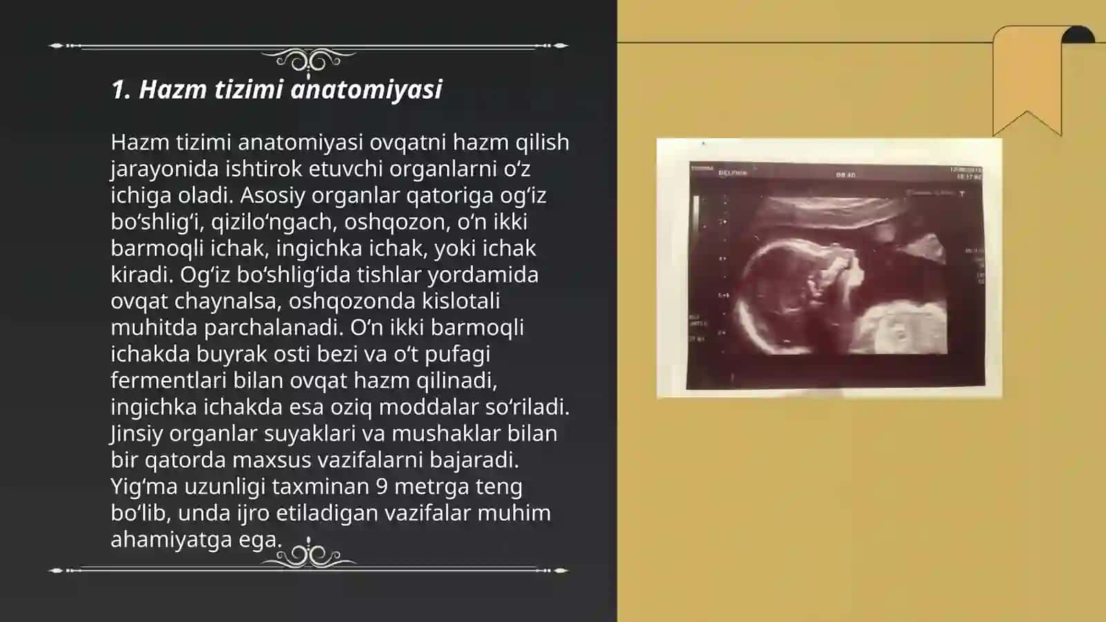 Bir yoshdan katta bolalarda hazm tizimini jarohatlanish semiotikasiva sindromlari anatomiyasi 3