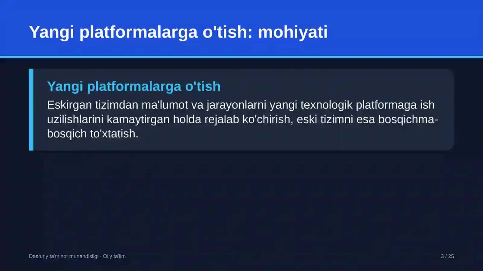elektr ta'minoti korxonalarida eskirgan tizimlardan yangi platformalarga o'tish 1040 3