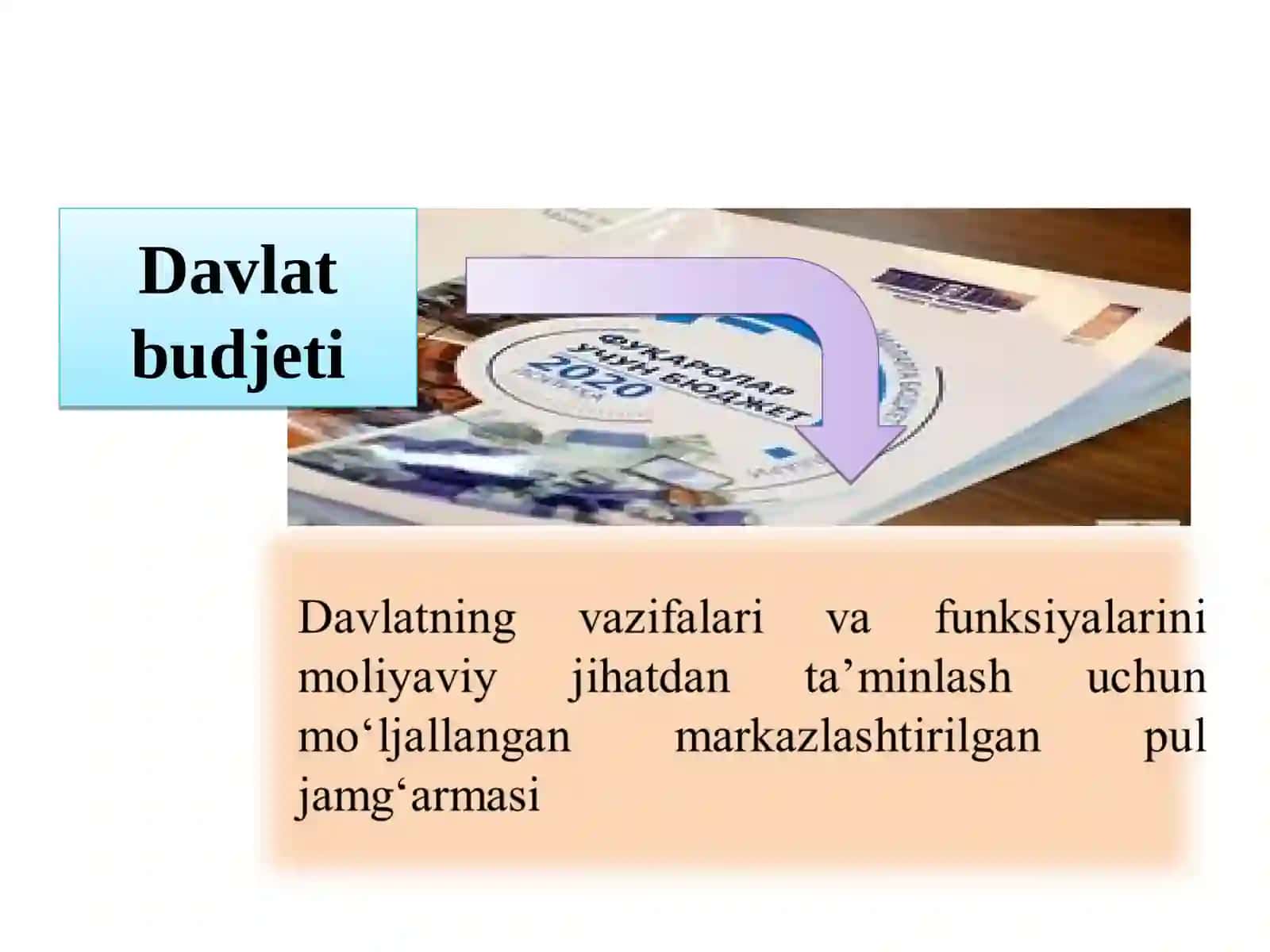 Davlat budjeti g’azna ijrosining mazmuni, mohiyati va ahamiyati 3