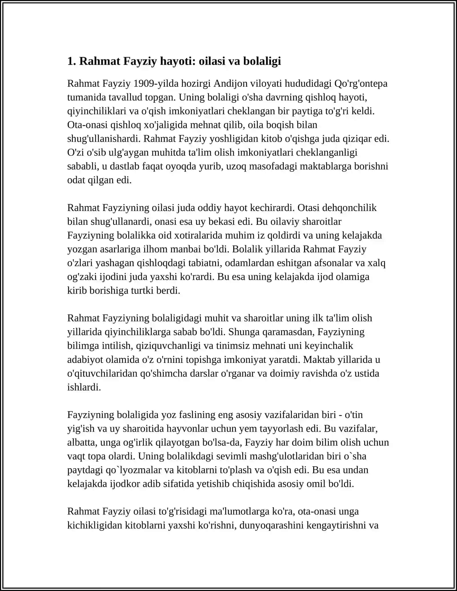 RAHMAT FAYZIY HAYOTI VA IJODI.ASARLARI HAQIDA 3