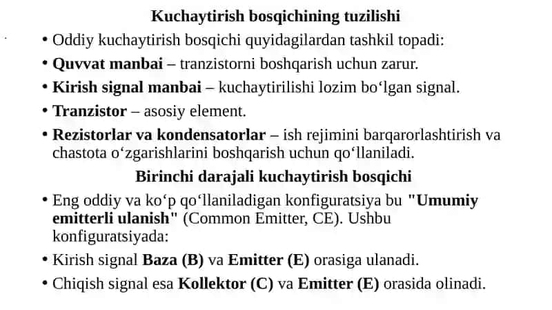 Bipolyartranzistorlar 3