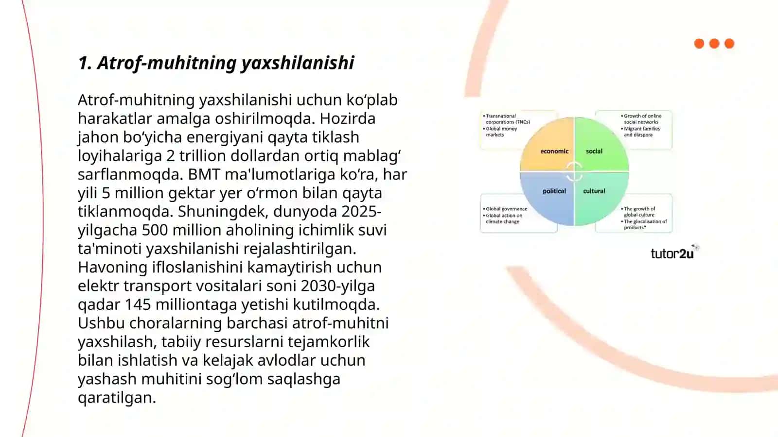 Atrof-muhitning yaxshilanishi 3