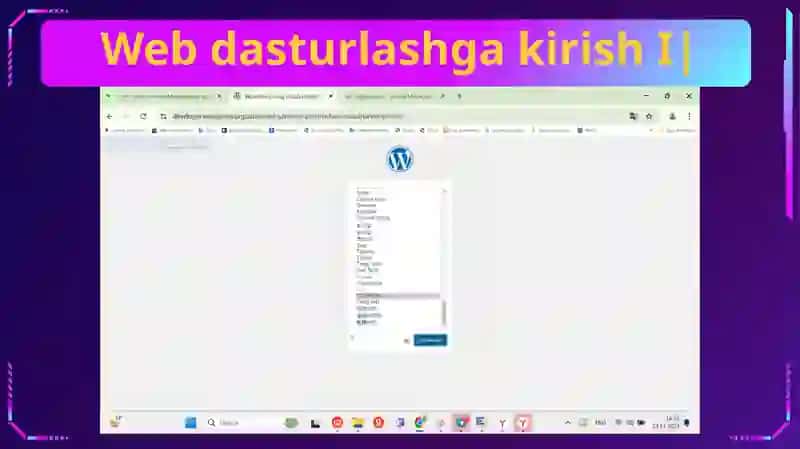 Web dasturlashga kirish I 3
