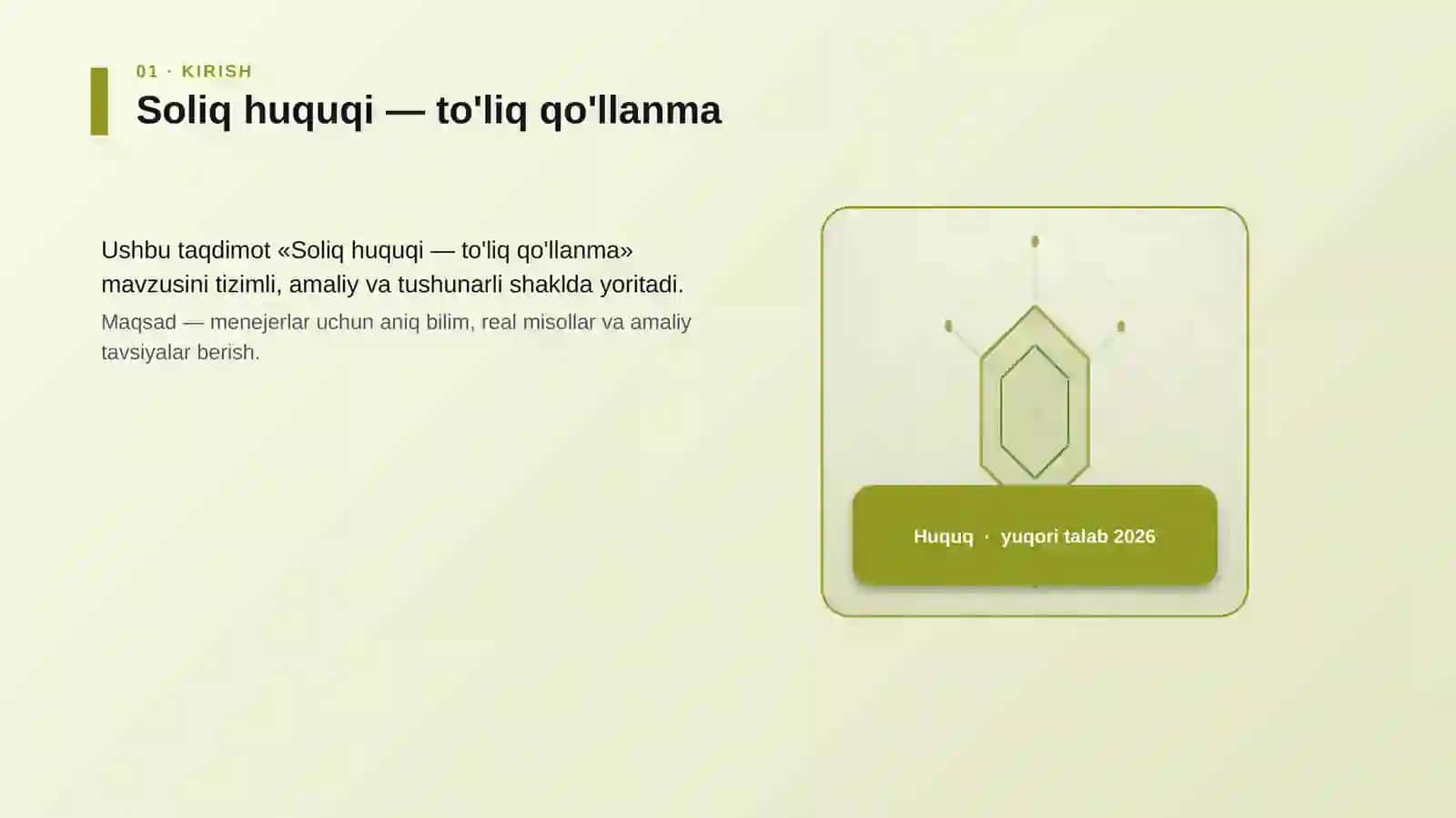 Soliq huquqi — to'liq qo'llanma 3