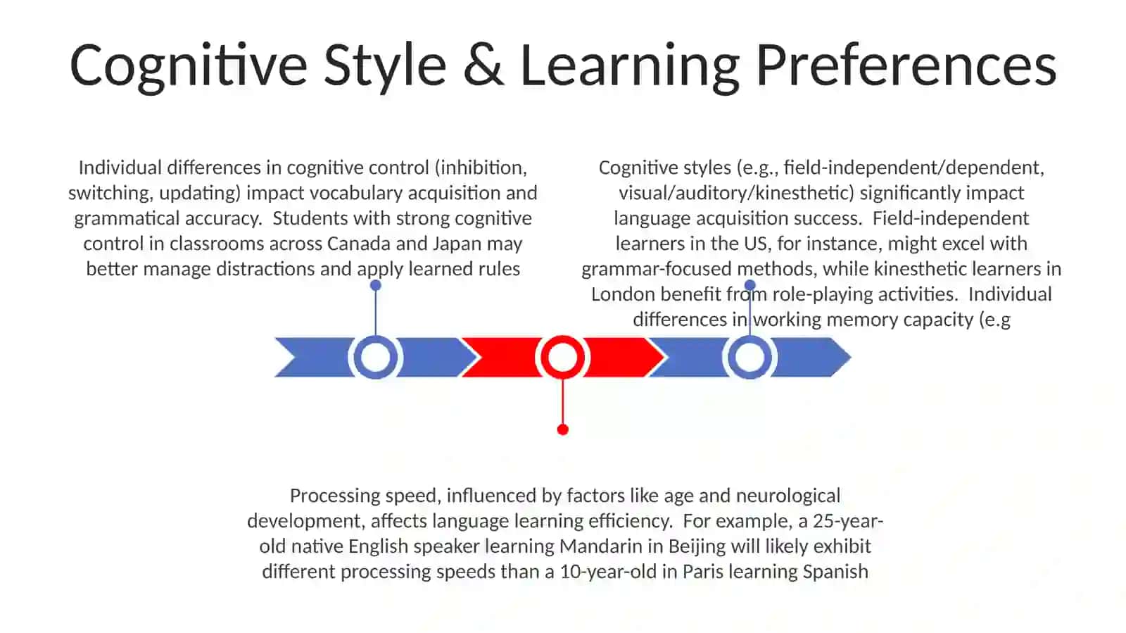 Cognitive factors in language learning 3