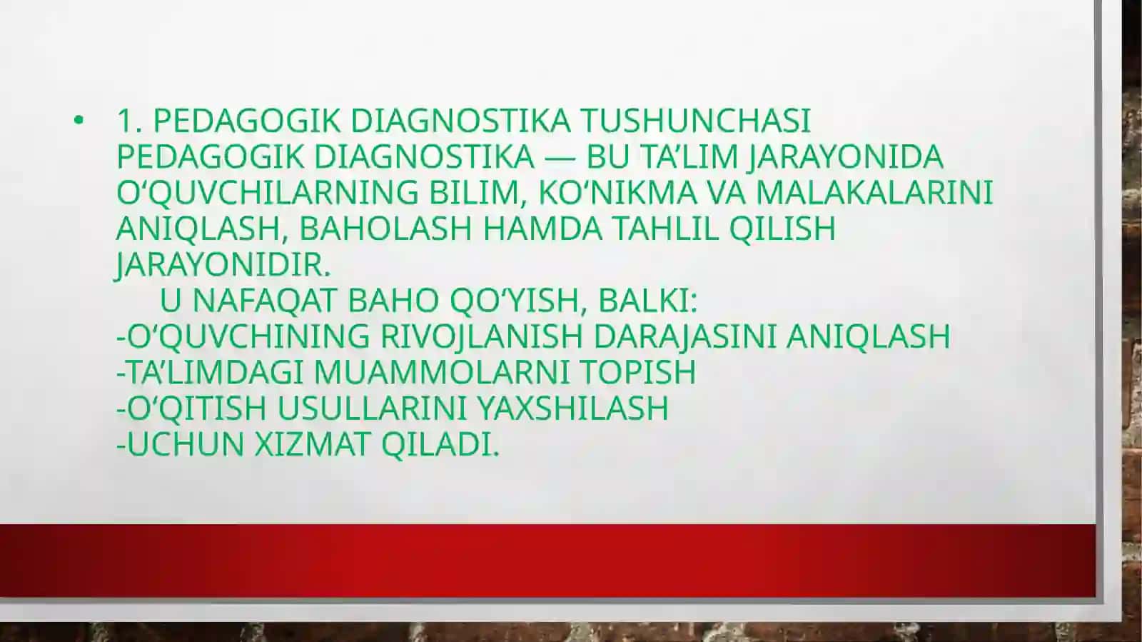 Pedogogik diagnostika asoslari 3