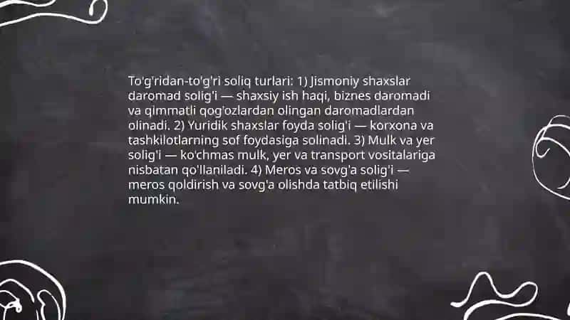 Soliq turlari 3
