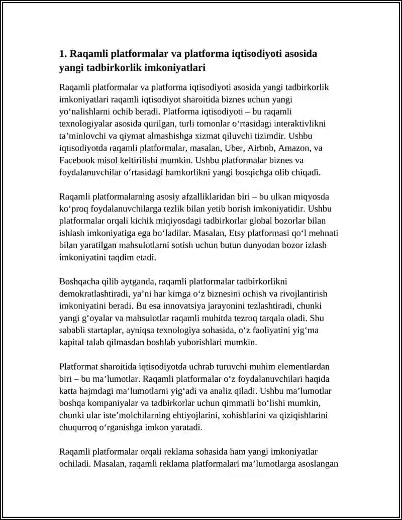RAQAMLI IQTISODIYOT SHAROITIDA YANGI TADBIRKORLIK IMKONIYATLARI 3