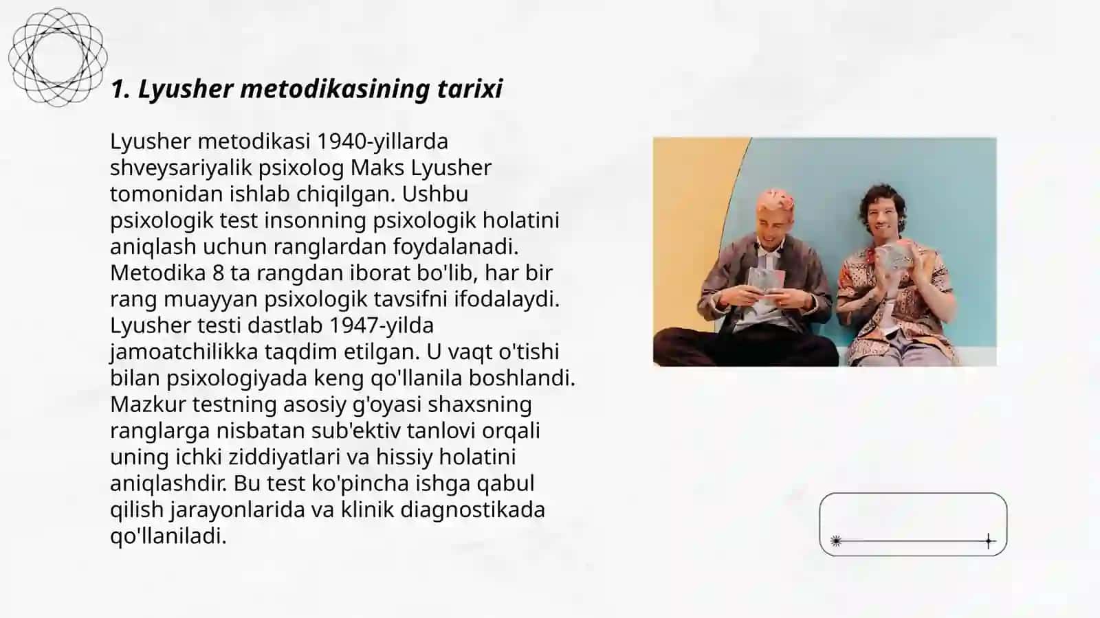 Lyusher metodikasi 3