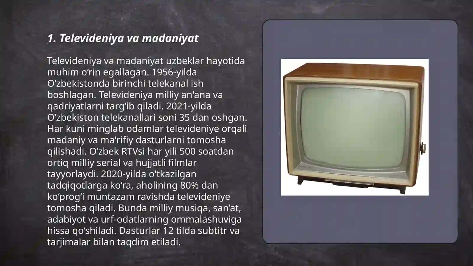 Televideniya va madaniyat 3