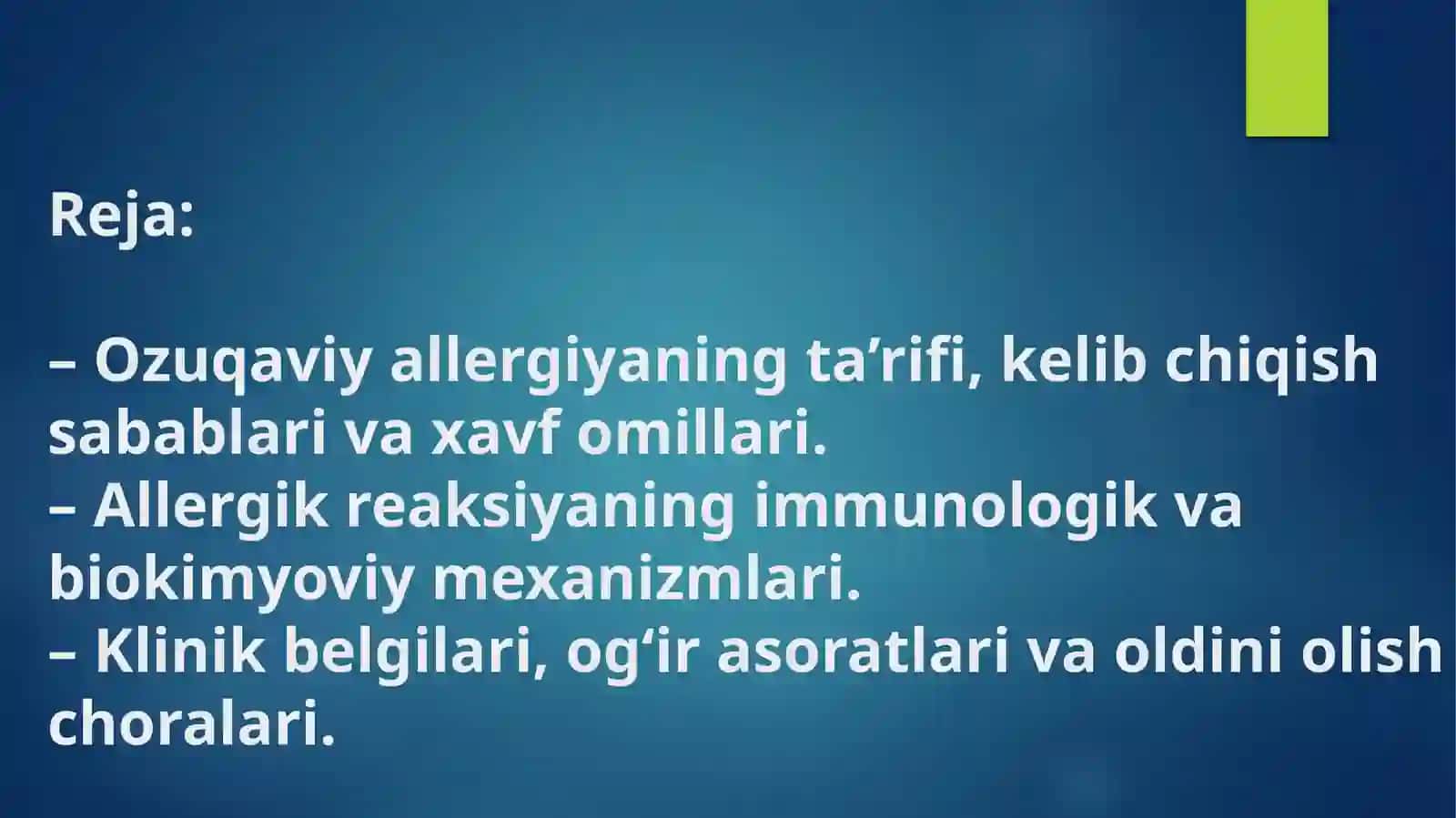 Ozuqaviy allergiya 3