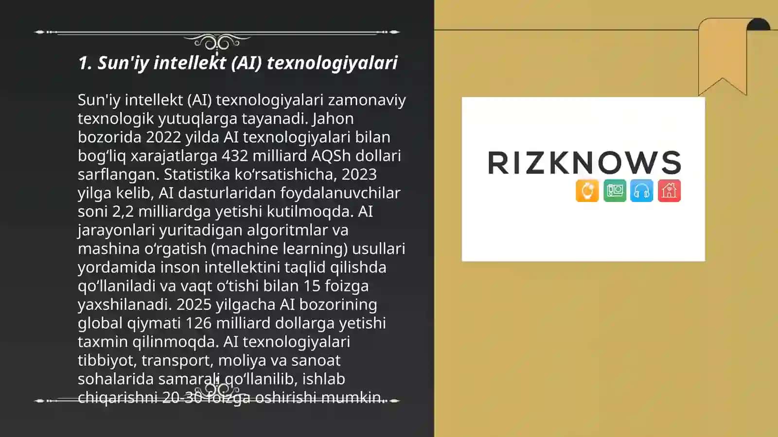 Sun'iy intellekt (AI) texnologiyalari 3