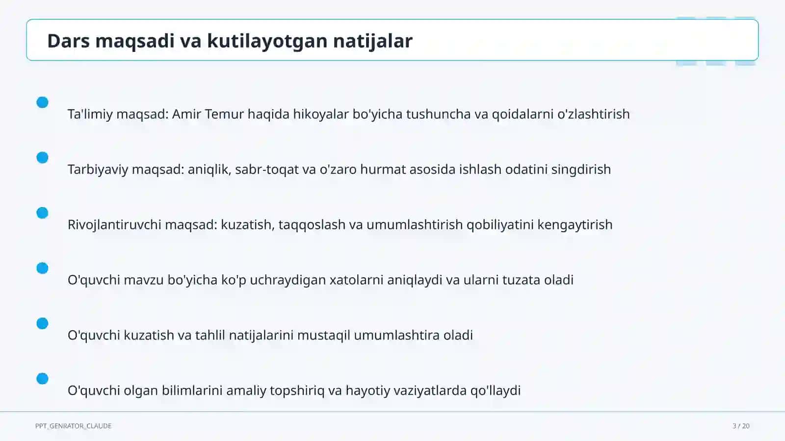 Amir Temur haqida hikoyalar (5-sinf) 3
