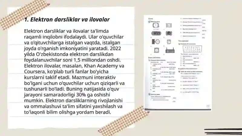 Elektron darsliklar va ilovalar 3