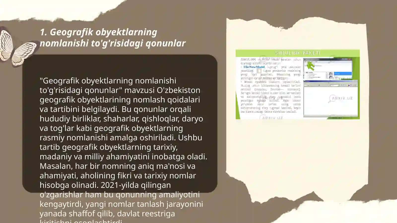 Geografik obyektlarning nomlanishi to'g'risidagi qonunlar 3