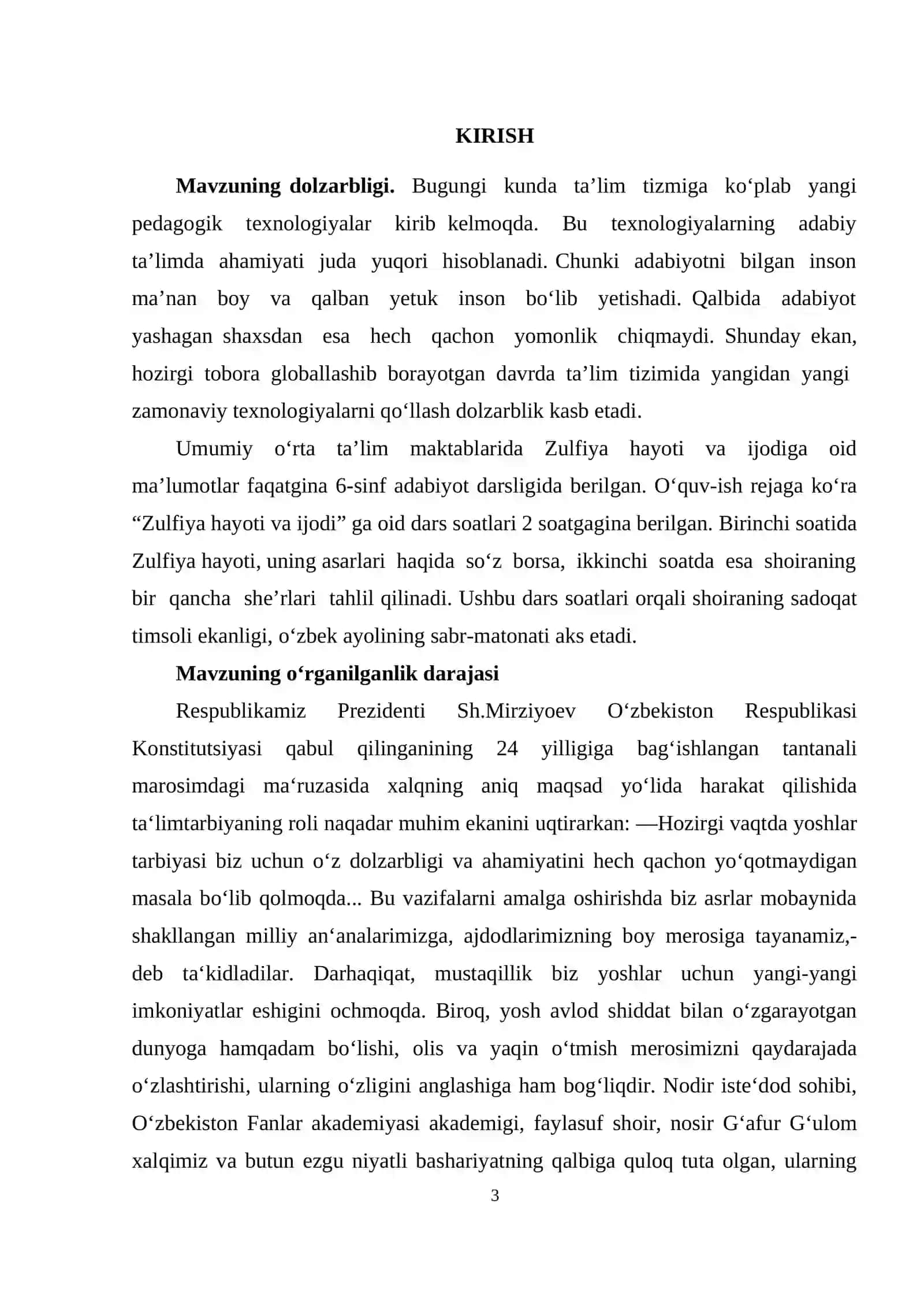 Adabiy taʼlimda Zulfiya hayoti va ijodini zamonaviy texnologiyalar asosida oʻrganish 3