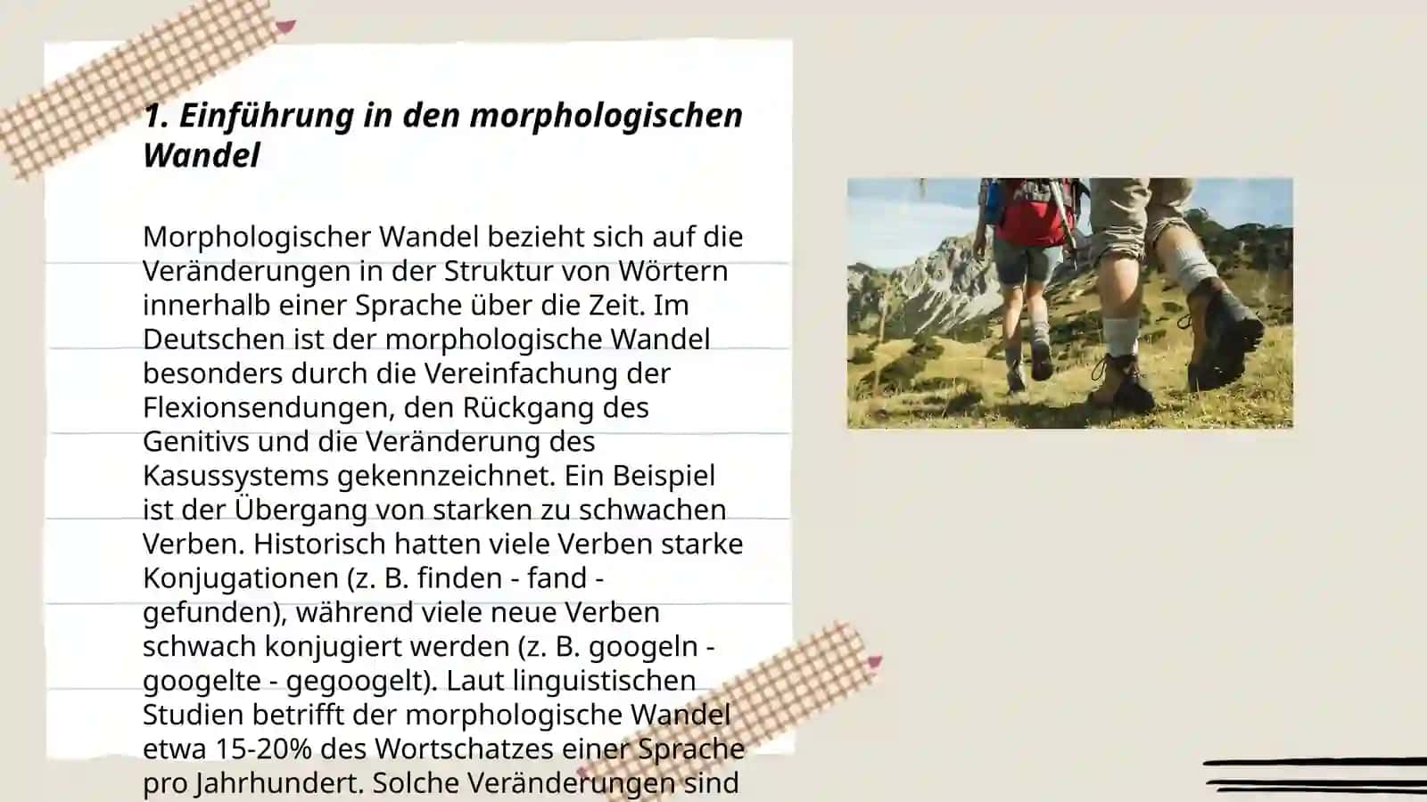 Morpologische Wandel 3