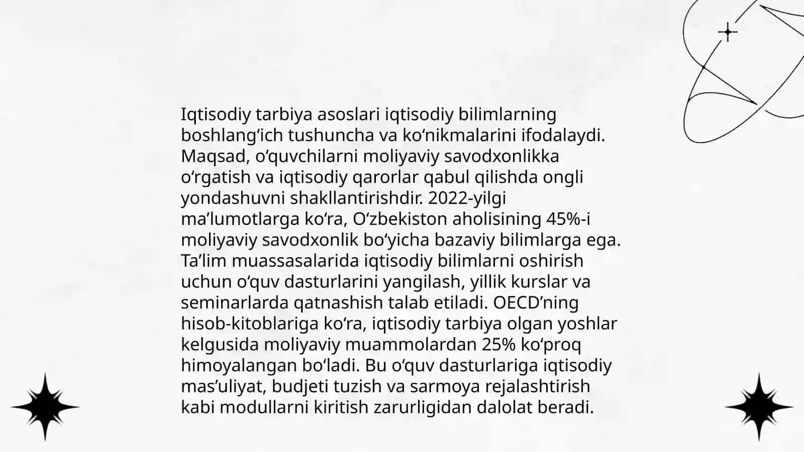 Iqtisodiy Tarbiya Berish 3