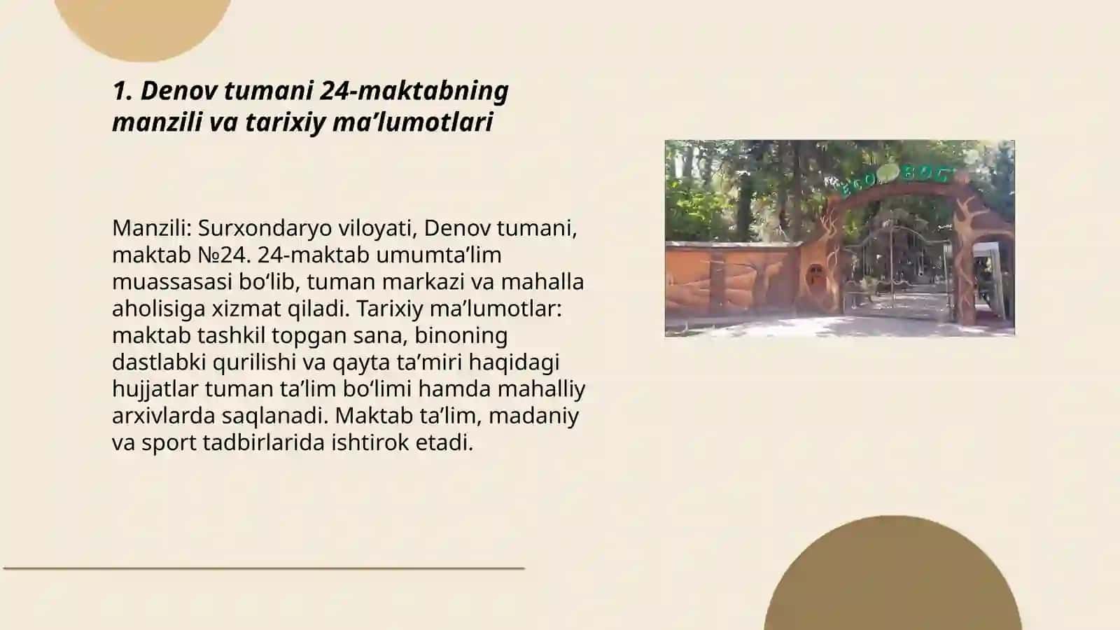 Denov tumani 24-maktab Ta'lim Tizimi 3