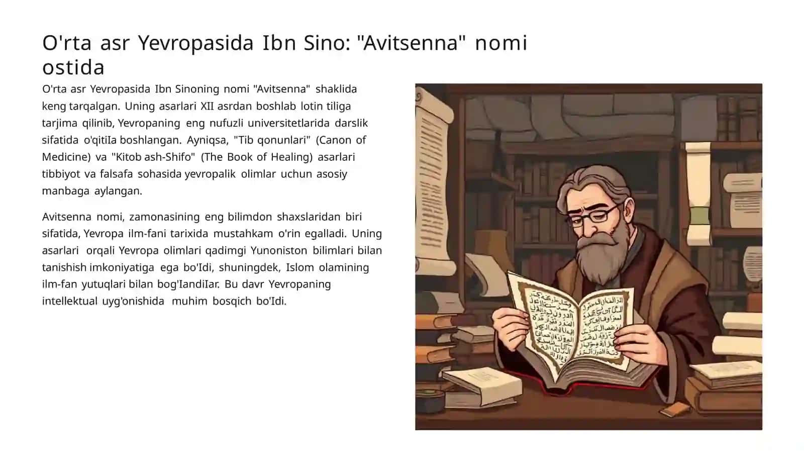 IbnSino Yevropa olimlari ittifaqida 3