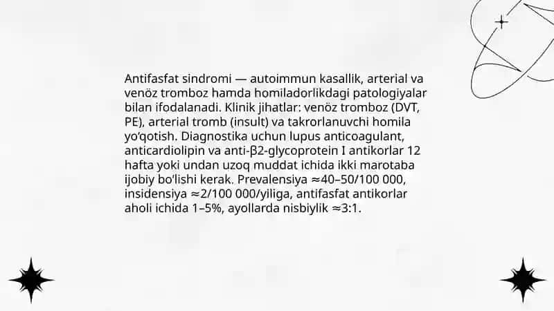 Antifasfat sindromi 3