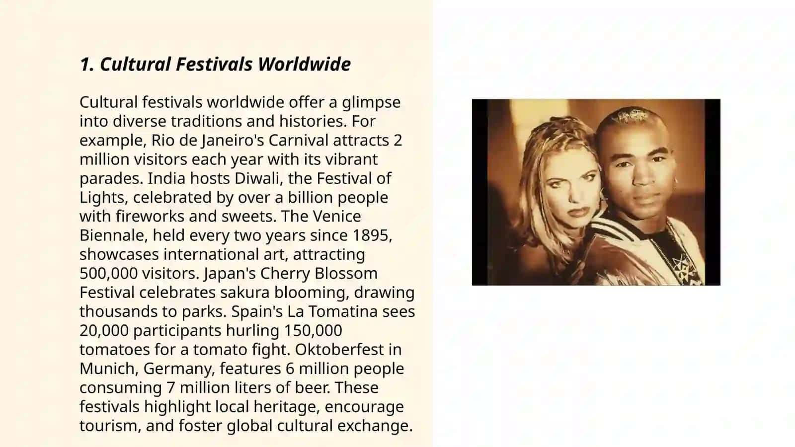 Cultural Festivals Worldwide 3