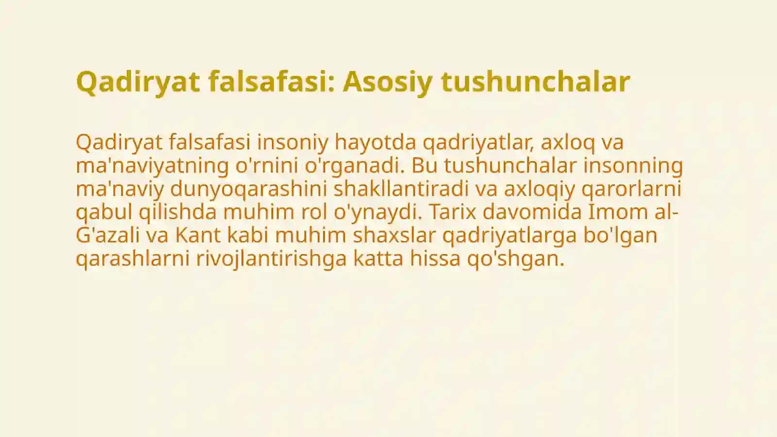 Qadiryat Falsafasi 3