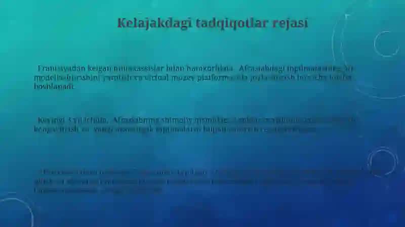 O‘zbek-Frans Afrasiyob ekspeditsiyasining tadqiqotlari 3