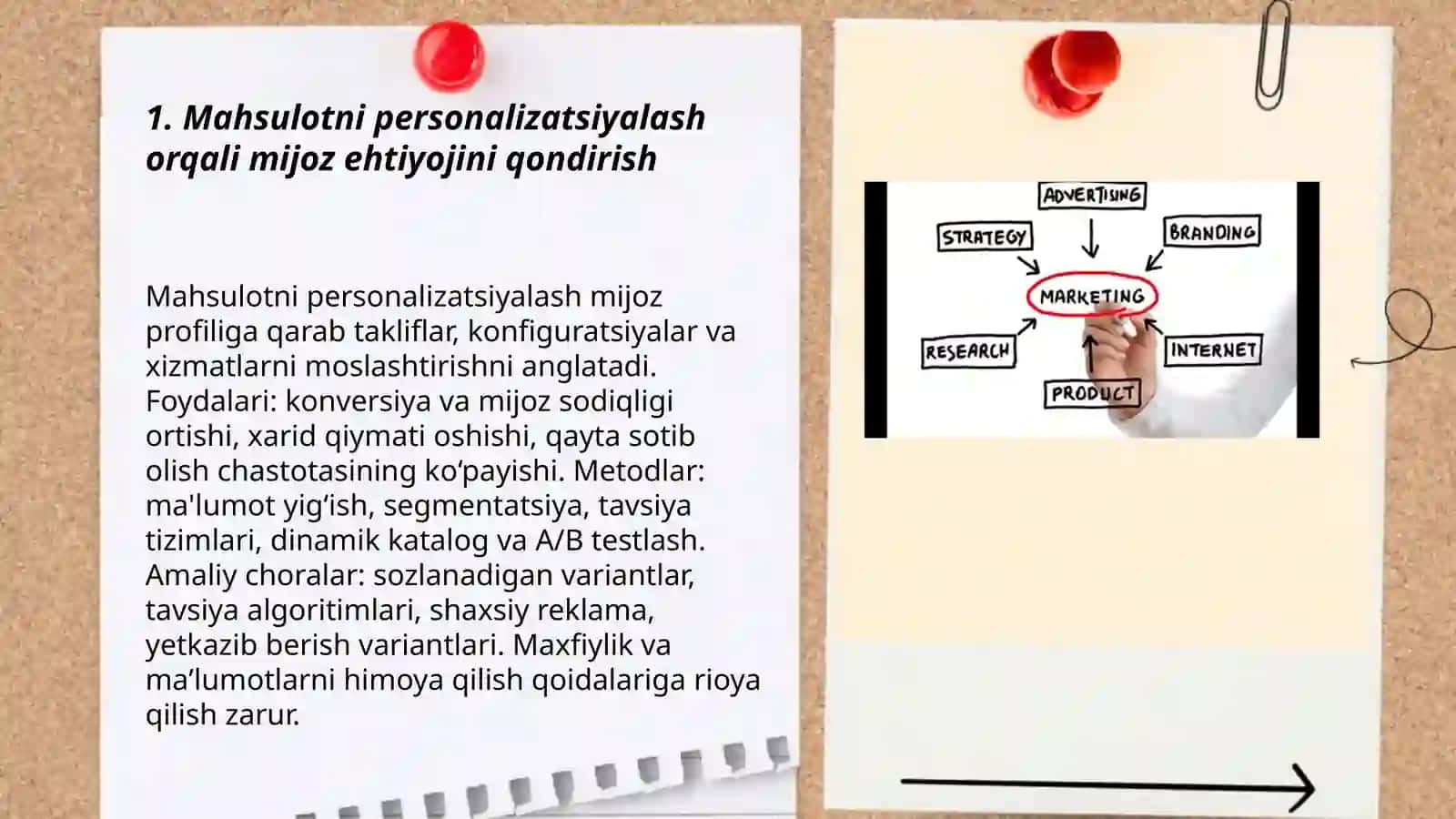 Mijozlar ehtiyojini qondirishda yoʻnaltirilgan 3 ta asosiy strategiyasi 3