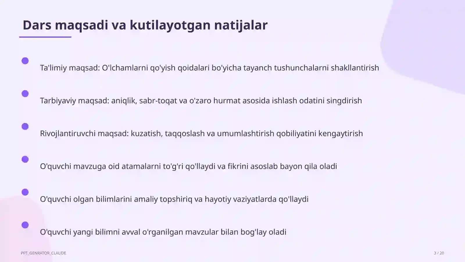 O'lchamlarni qo'yish qoidalari (8-sinf) 3