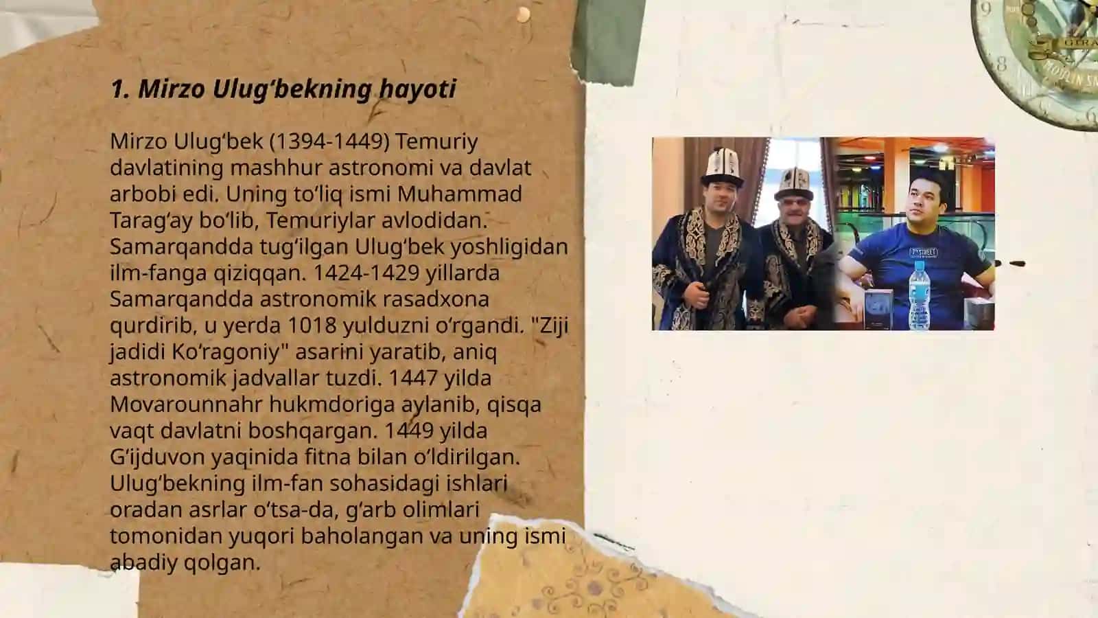 Mirzo Ulug‘bek -davlat arbobi va buyuk olim 3