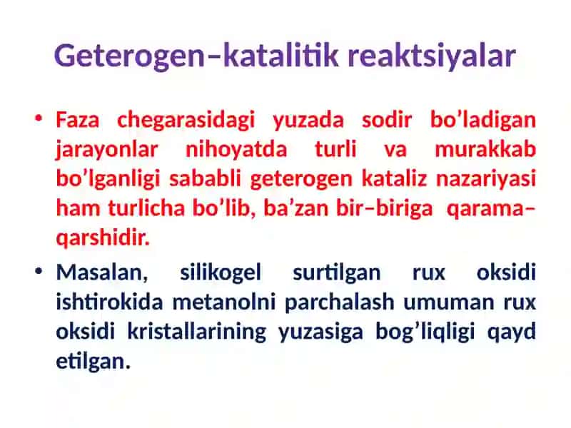 Geterogenkataliz 3