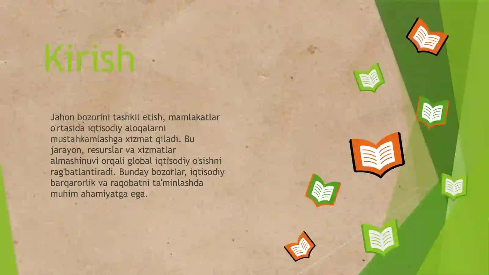 Jahon bozorini tashkil etish 3