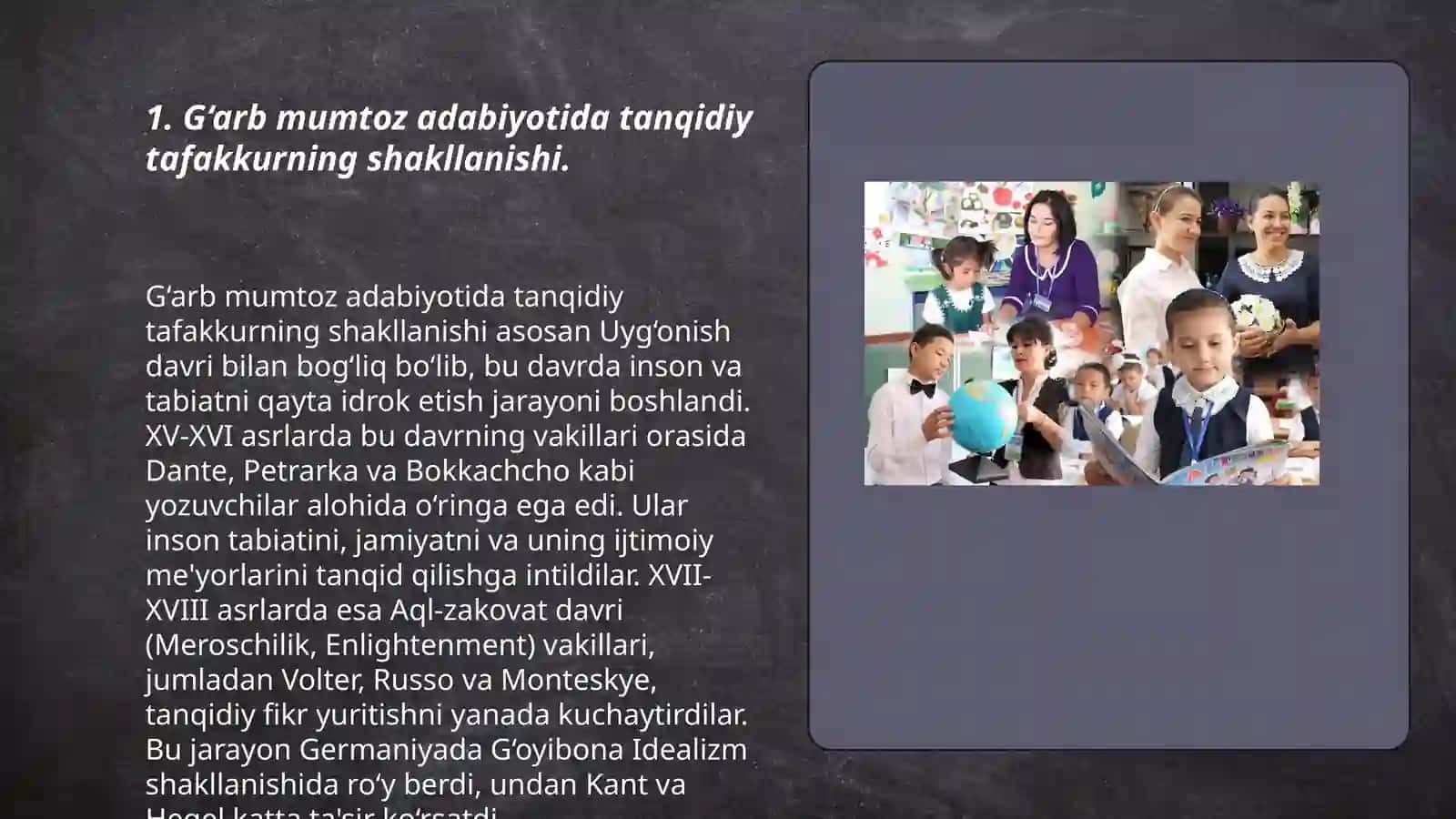 G’arb mumtoz adabiyotida adabiy-tanqidiy qarashlar taraqqiyoti 3