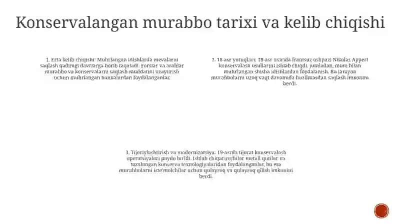 Konservalangan Murabbo 3