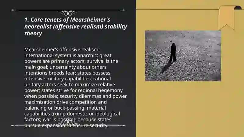 Mearsheimer neorealist stability theory 3