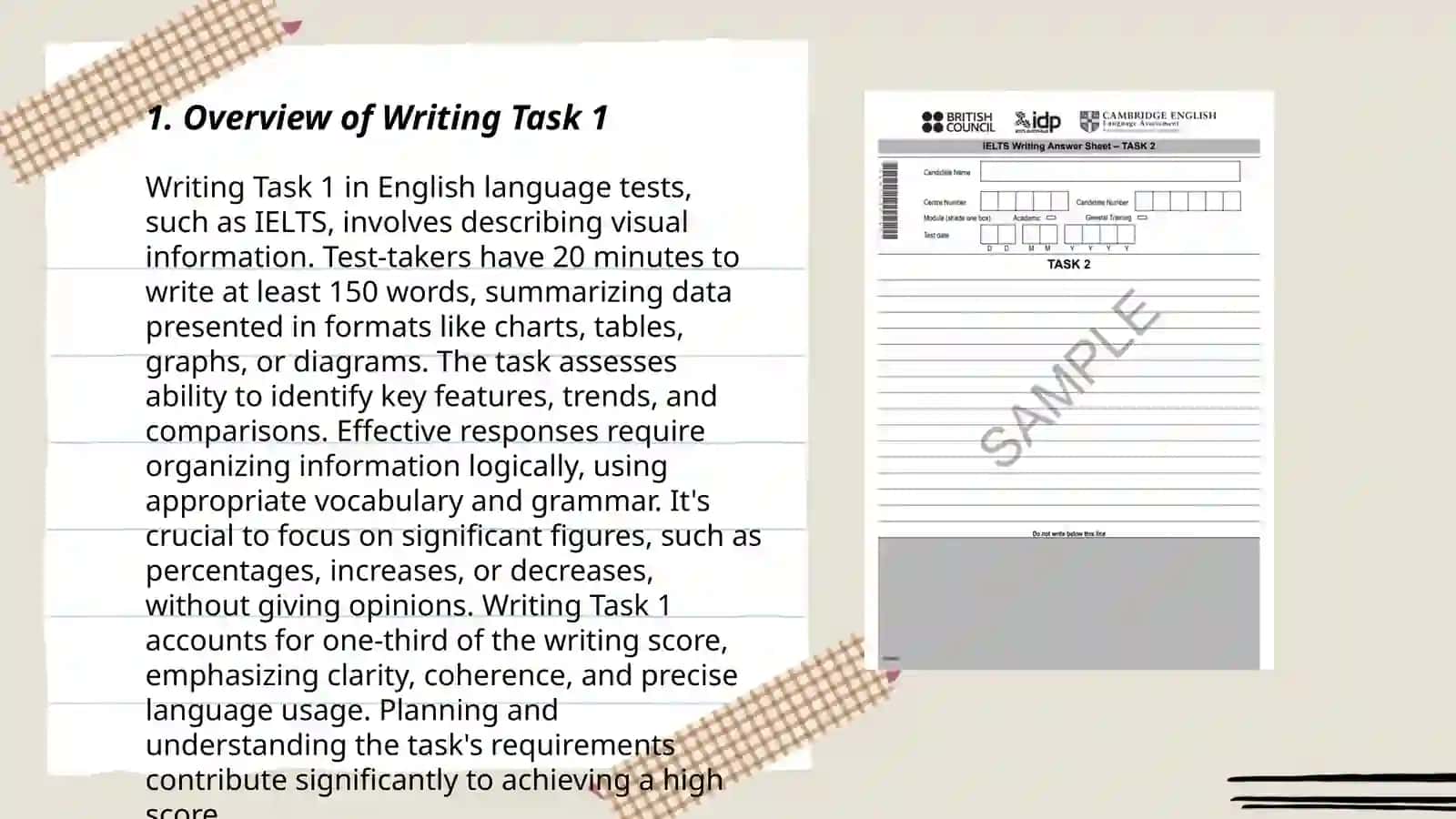 Introduction in Writing task 1 3